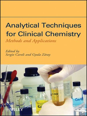 cover image of Analytical Techniques for Clinical Chemistry